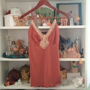 ❤️ RIPE Clothing Company Beaded Tank/Camisole size medium